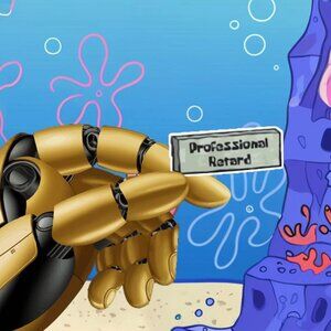 Professional R Word Waterproof Sticker 2x4cm